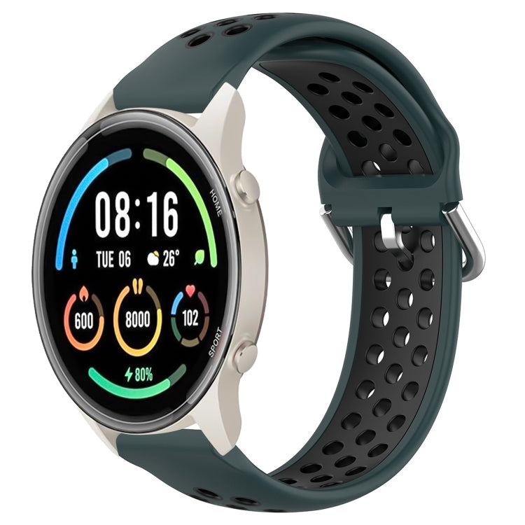 For Xiaomi MI Watch Sport 22mm Perforated Breathable Sports Silicone Watch Band