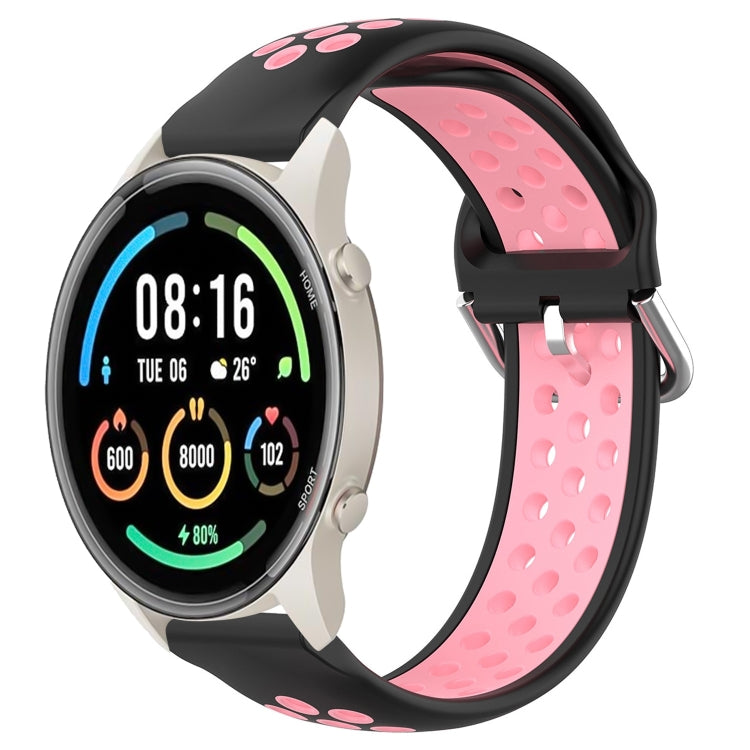 For Xiaomi MI Watch Sport 22mm Perforated Breathable Sports Silicone Watch Band