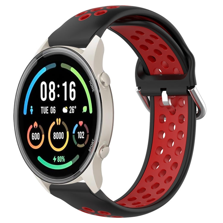 For Xiaomi MI Watch Sport 22mm Perforated Breathable Sports Silicone Watch Band
