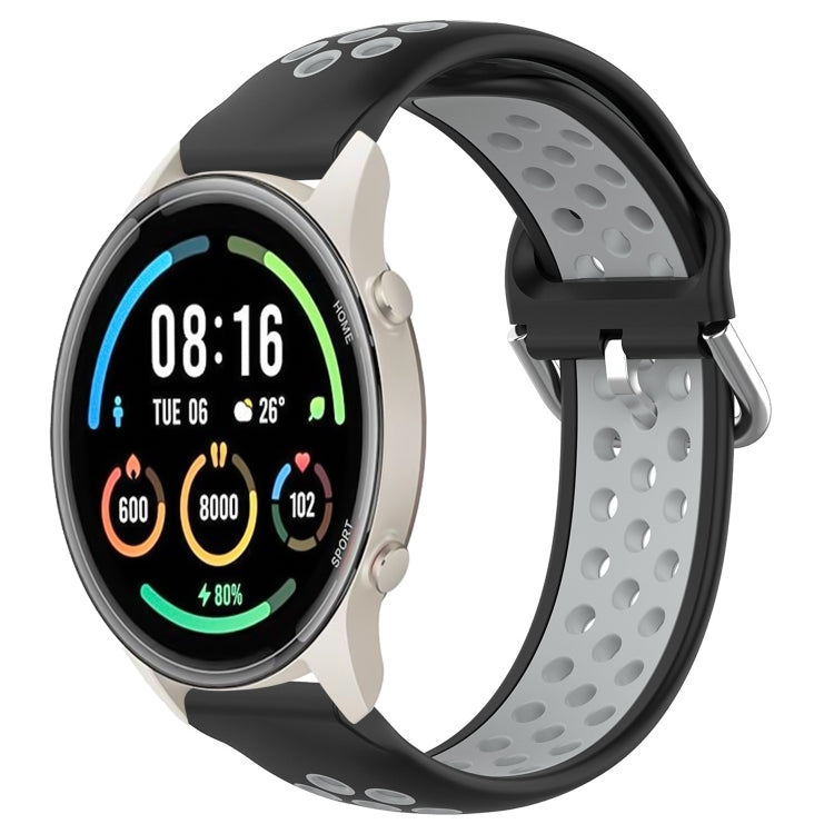For Xiaomi MI Watch Sport 22mm Perforated Breathable Sports Silicone Watch Band