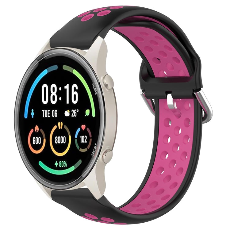 For Xiaomi MI Watch Sport 22mm Perforated Breathable Sports Silicone Watch Band