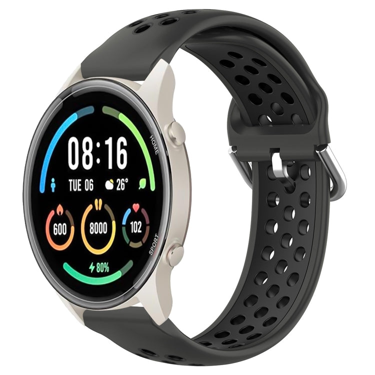 For Xiaomi MI Watch Sport 22mm Perforated Breathable Sports Silicone Watch Band