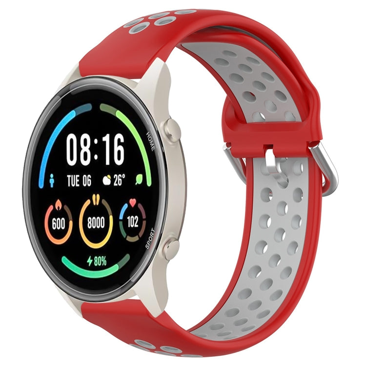 For Xiaomi MI Watch Sport 22mm Perforated Breathable Sports Silicone Watch Band