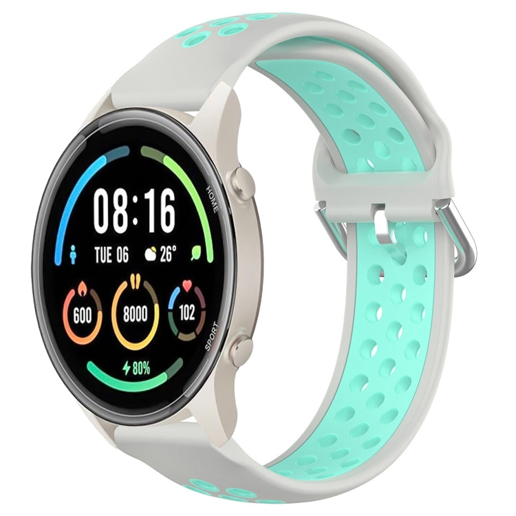 For Xiaomi MI Watch Sport 22mm Perforated Breathable Sports Silicone Watch Band