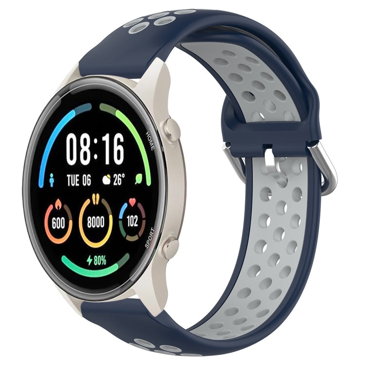 For Xiaomi MI Watch Sport 22mm Perforated Breathable Sports Silicone Watch Band