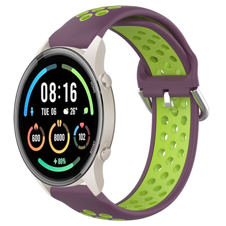 For Xiaomi MI Watch Sport 22mm Perforated Breathable Sports Silicone Watch Band