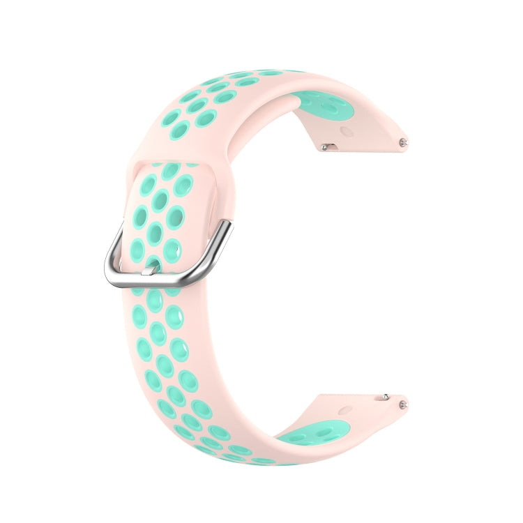 For Xiaomi Haylou RT2 LS10 22mm Perforated Breathable Sports Silicone Watch Band