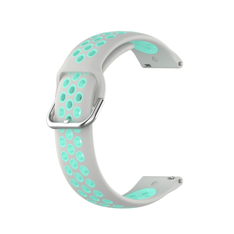 For Xiaomi Haylou RT2 LS10 22mm Perforated Breathable Sports Silicone Watch Band