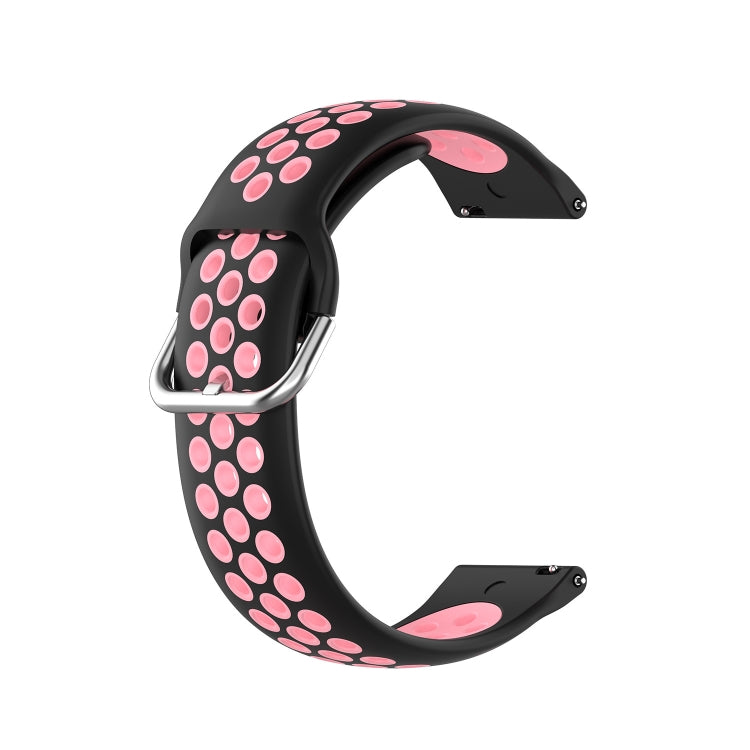 For  Xiaomi Haylou RS4 LS12 22mm Perforated Breathable Sports Silicone Watch Band
