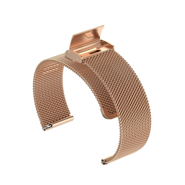 Milan Metal Steel Mesh Integrated Buckle Watch Band For Apple Watch Series 8&7 41mm