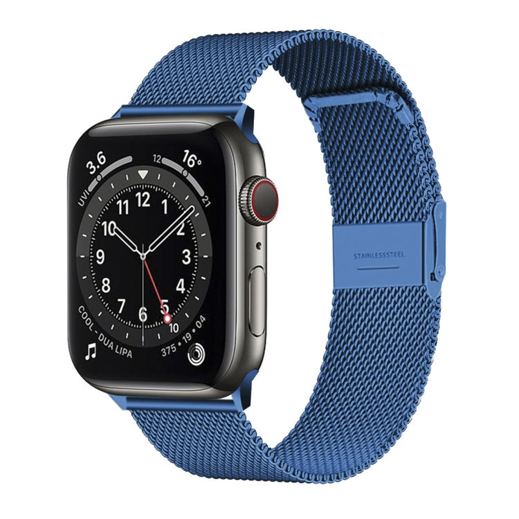 Milan Metal Steel Mesh Integrated Buckle Watch Band For Apple Watch Series 8&7 41mm