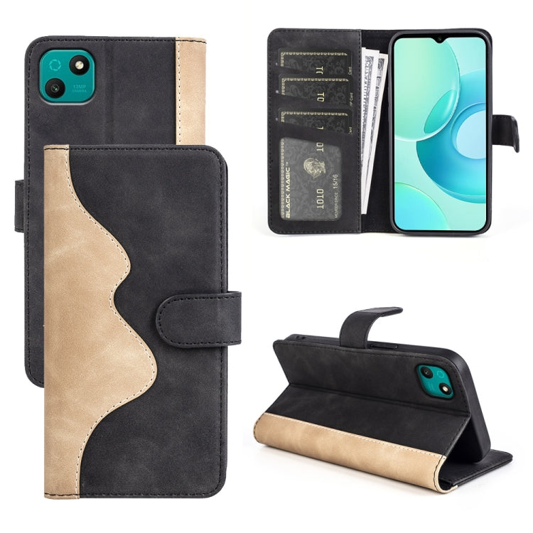 For wiko T10 Stitching Horizontal Flip Leather Phone Case