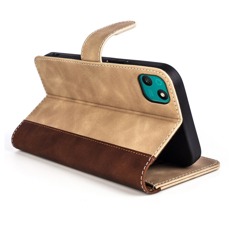 For wiko T10 Stitching Horizontal Flip Leather Phone Case