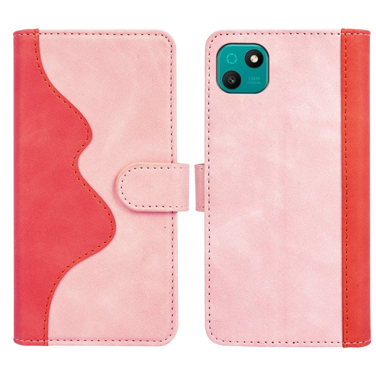 For wiko T10 Stitching Horizontal Flip Leather Phone Case