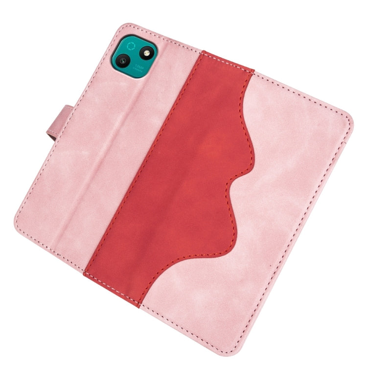 For wiko T10 Stitching Horizontal Flip Leather Phone Case