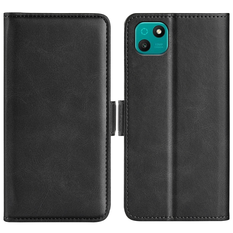For Wiko T10 Dual-side Magnetic Buckle Horizontal Flip Leather Phone Case