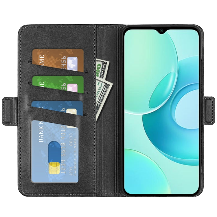 For Wiko T10 Dual-side Magnetic Buckle Horizontal Flip Leather Phone Case