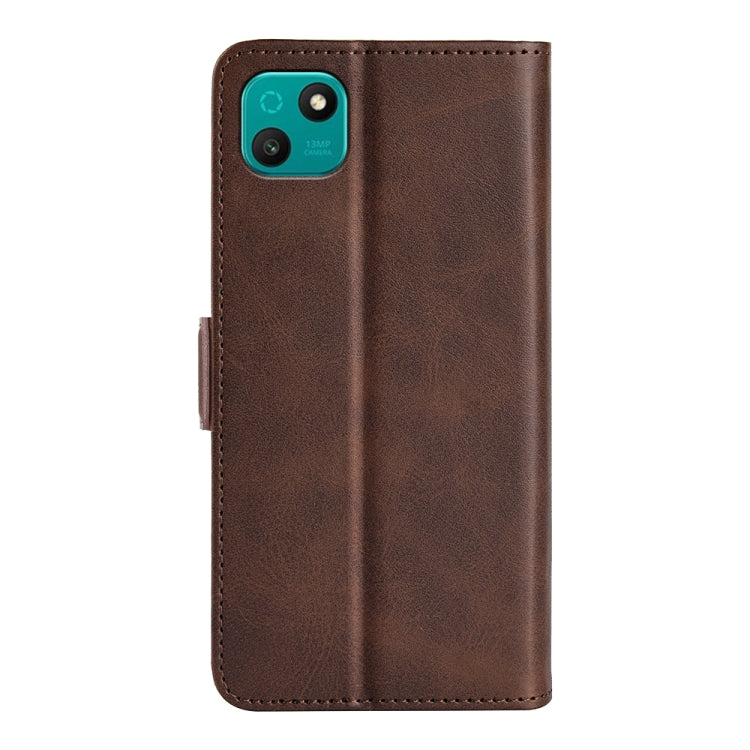 For Wiko T10 Dual-side Magnetic Buckle Horizontal Flip Leather Phone Case