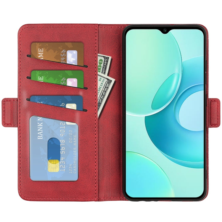 For Wiko T10 Dual-side Magnetic Buckle Horizontal Flip Leather Phone Case