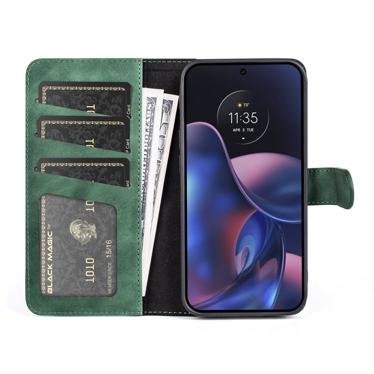 For Motorola Moto Edge 2022 Stitching Horizontal Flip Leather Phone Case