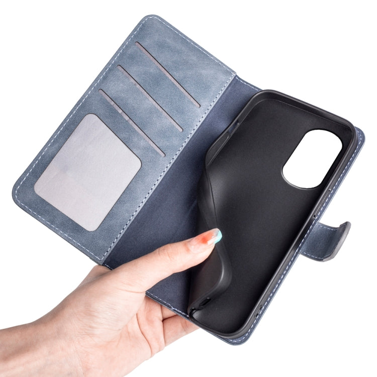 For Motorola Moto Edge 2022 Stitching Horizontal Flip Leather Phone Case