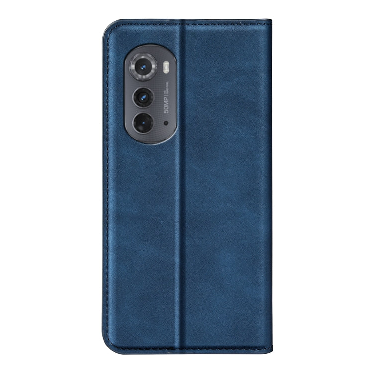 For Motorola Moto Edge 2022 Retro-skin  Magnetic Suction Leather Phone Case