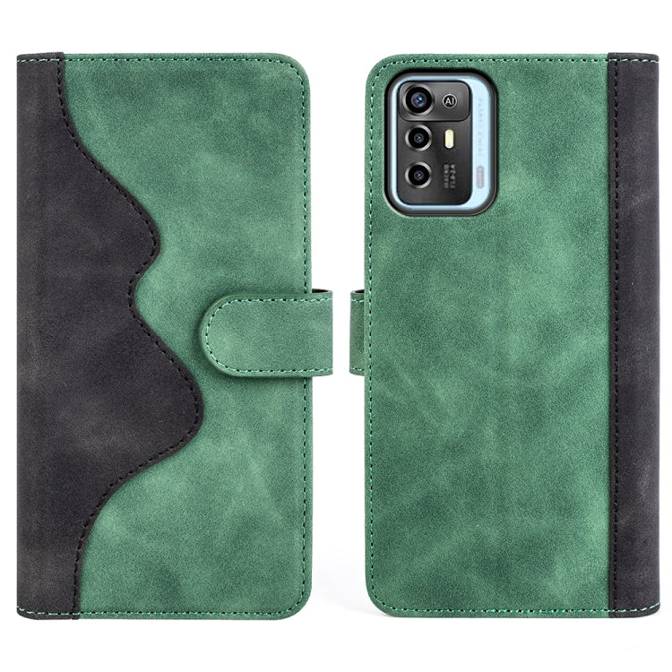For ZTE Blade A72  Stitching Horizontal Flip Leather Phone Case
