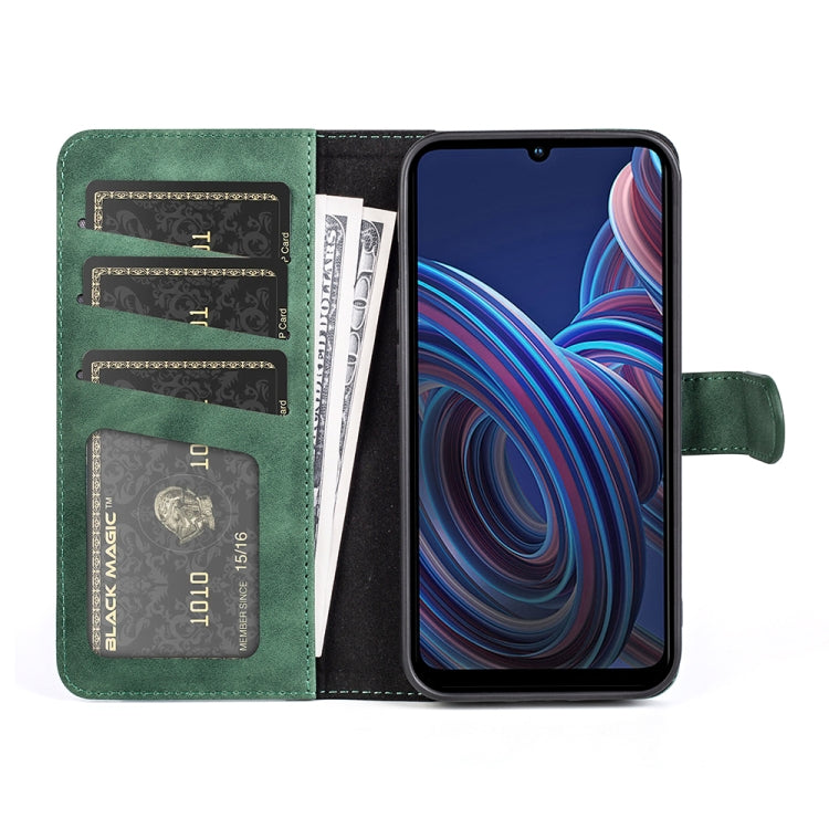 For ZTE Blade A72  Stitching Horizontal Flip Leather Phone Case