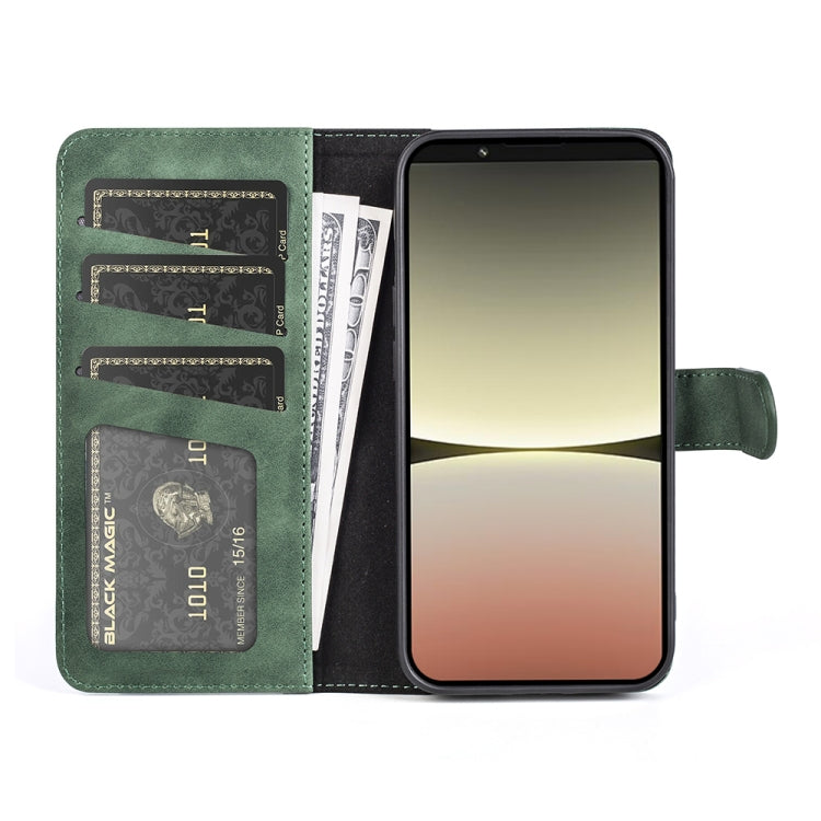 For Sony Xperia 5 IV Stitching Horizontal Flip Leather Phone Case