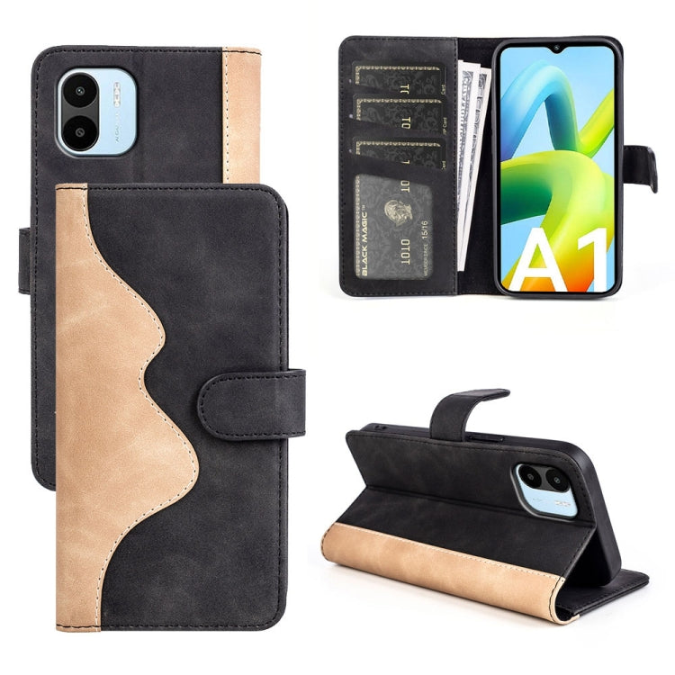 For Xiaomi Redmi A1 Stitching Horizontal Flip Leather Phone Case