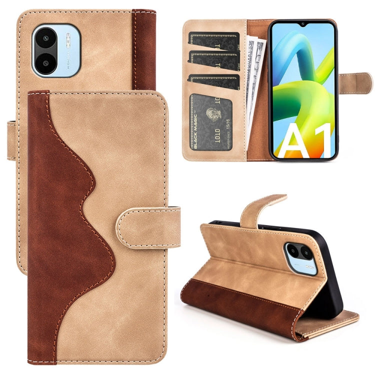 For Xiaomi Redmi A1 Stitching Horizontal Flip Leather Phone Case