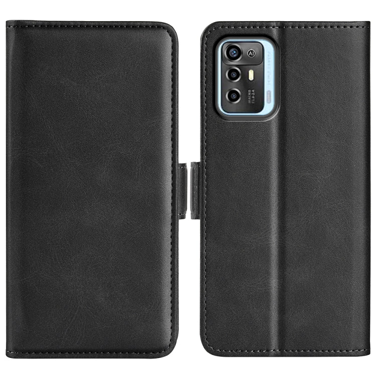 For ZTE Blade A72 5G Dual-side Magnetic Buckle Horizontal Flip Leather Phone Case