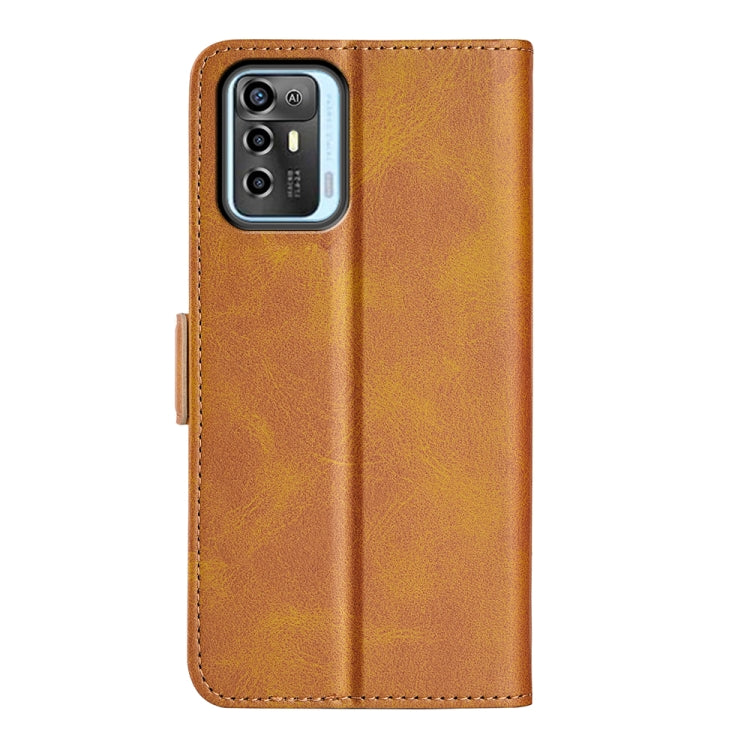 For ZTE Blade A72 5G Dual-side Magnetic Buckle Horizontal Flip Leather Phone Case