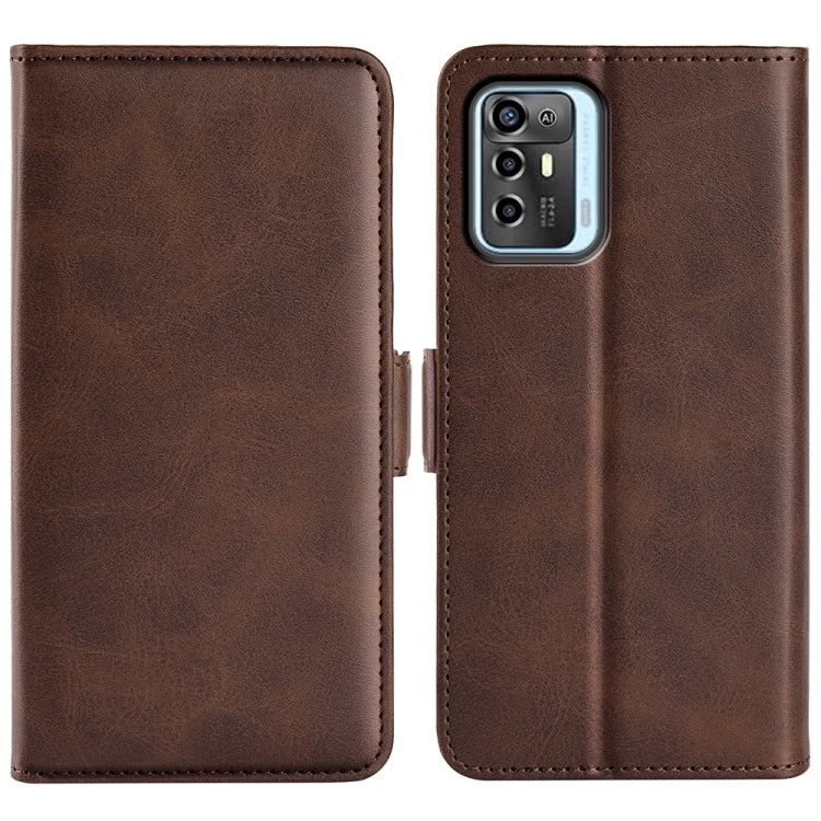 For ZTE Blade A72 5G Dual-side Magnetic Buckle Horizontal Flip Leather Phone Case