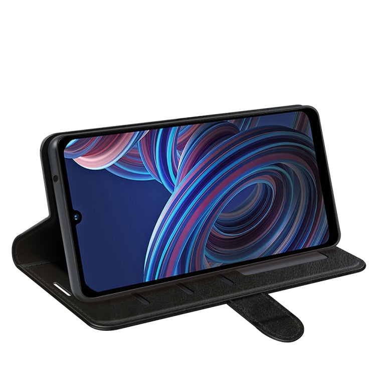 For ZTE Blade A72 5G R64 Texture Horizontal Flip Leather Phone Case