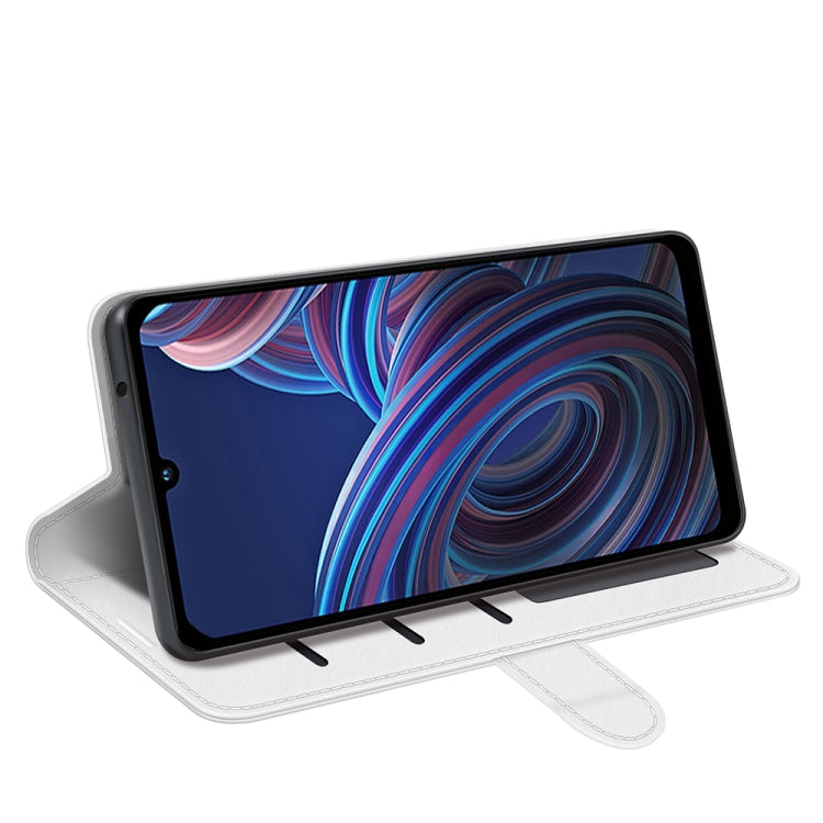 For ZTE Blade A72 5G R64 Texture Horizontal Flip Leather Phone Case