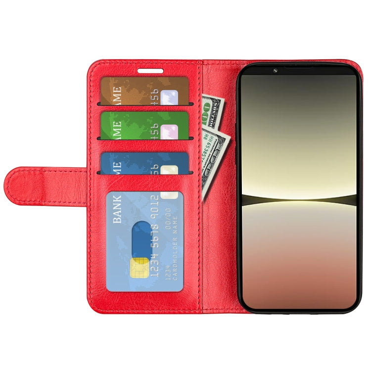 For Sony Xperia 5 IV R64 Texture Horizontal Flip Leather Phone Case