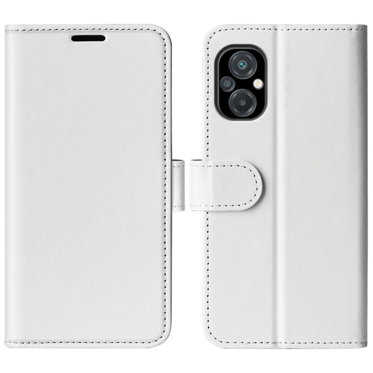 For Xiaomi Poco M5 4G R64 Texture Horizontal Flip Leather Phone Case