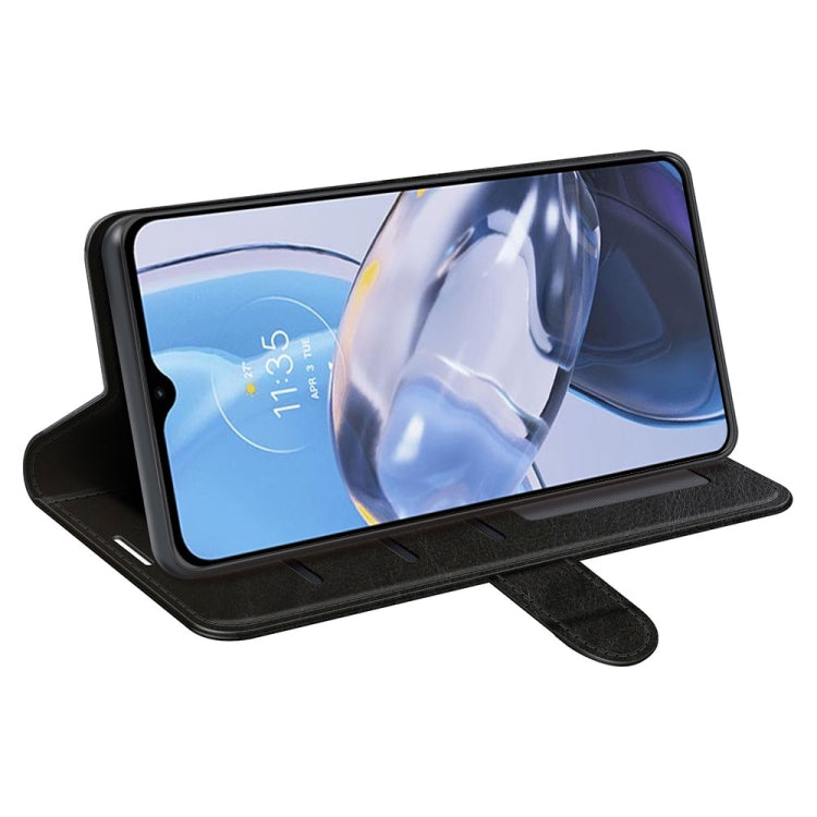 For Motorola Moto E22 / E22i R64 Texture Horizontal Flip Leather Phone Case