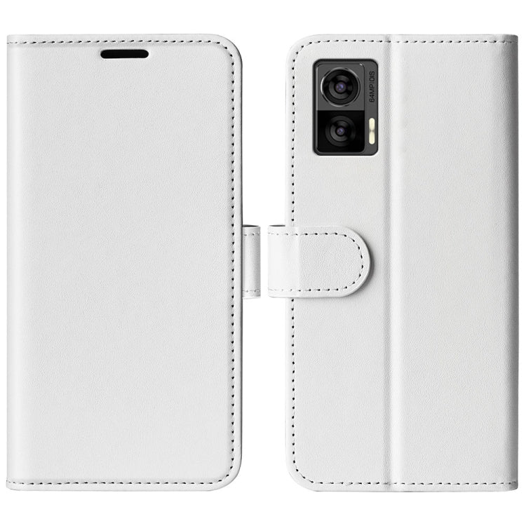 For Motorola Edge 30 Lite R64 Texture Horizontal Flip Leather Phone Case