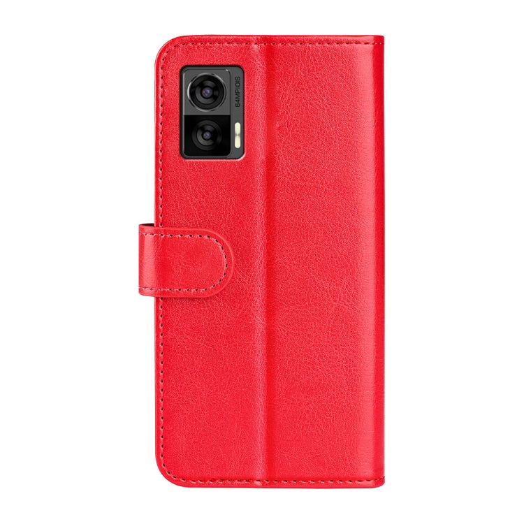 For Motorola Edge 30 Lite R64 Texture Horizontal Flip Leather Phone Case