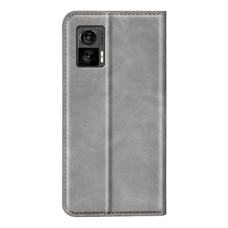 For Motorola Edge 30 Lite Retro-skin Magnetic Suction Leather Phone Case
