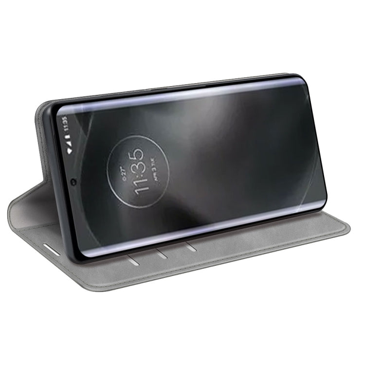 For Motorola Edge 30 Lite Retro-skin Magnetic Suction Leather Phone Case