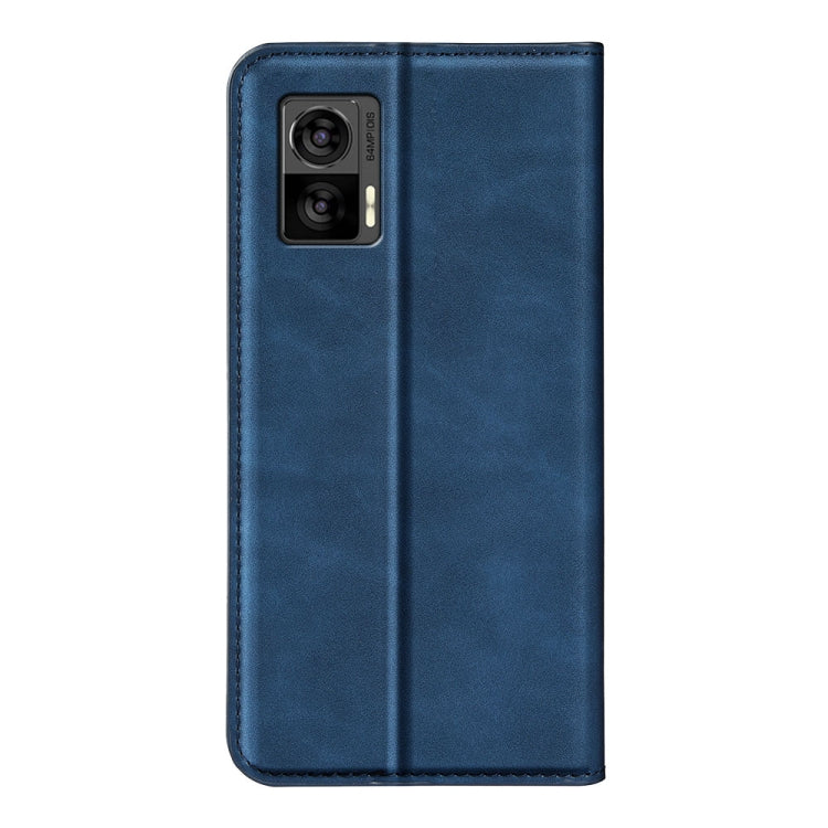 For Motorola Edge 30 Lite Retro-skin Magnetic Suction Leather Phone Case