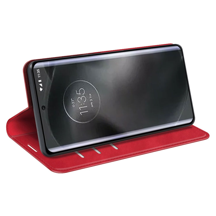 For Motorola Edge 30 Lite Retro-skin Magnetic Suction Leather Phone Case