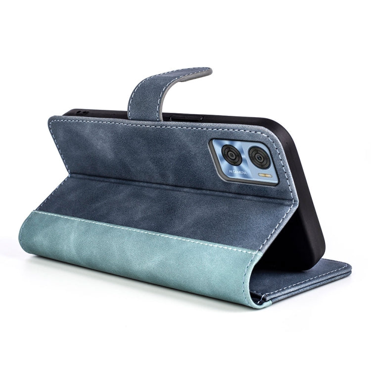 For Motorola Moto E22 / E22i Stitching Horizontal Flip Leather Phone Case