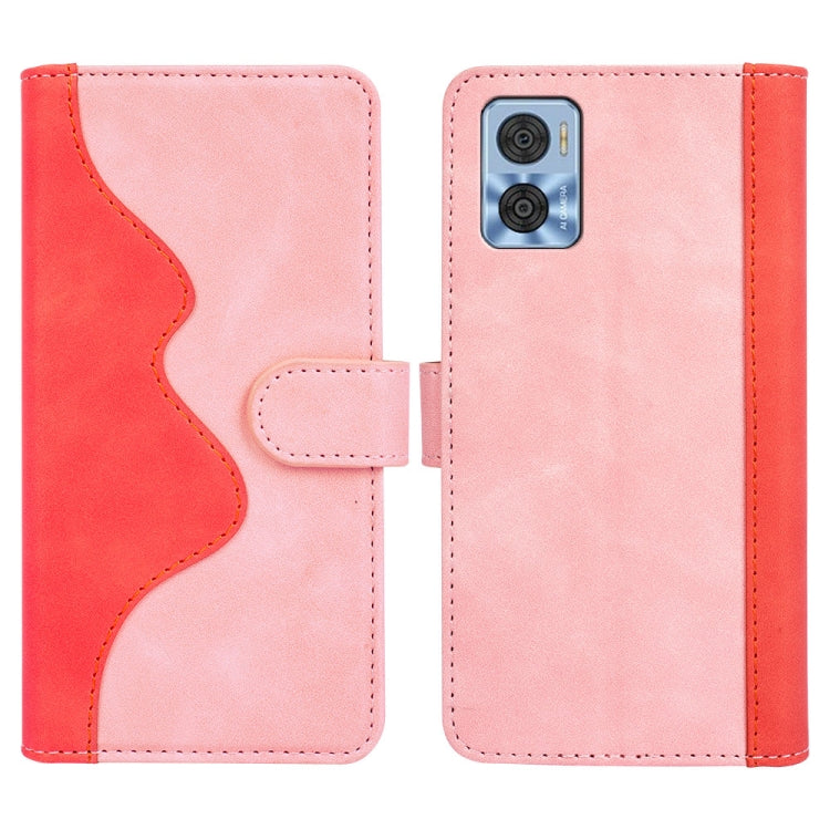 For Motorola Moto E22 / E22i Stitching Horizontal Flip Leather Phone Case