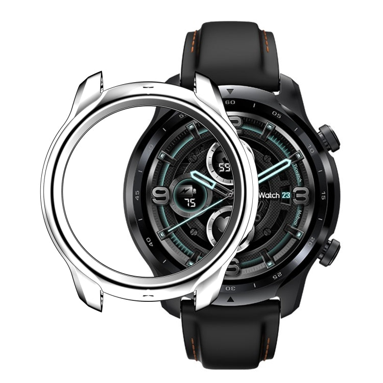 For Ticwatch Pro 3 Ultra Electroplated TPU Half Wrapped Watch Protective Case
