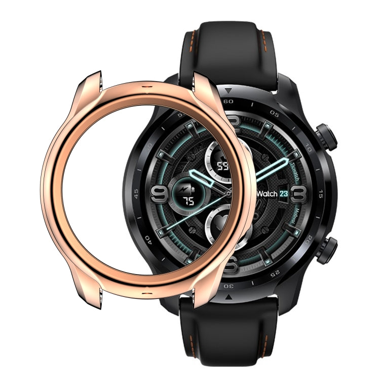 For Ticwatch Pro X Electroplated TPU Half Wrapped Watch Protective Case