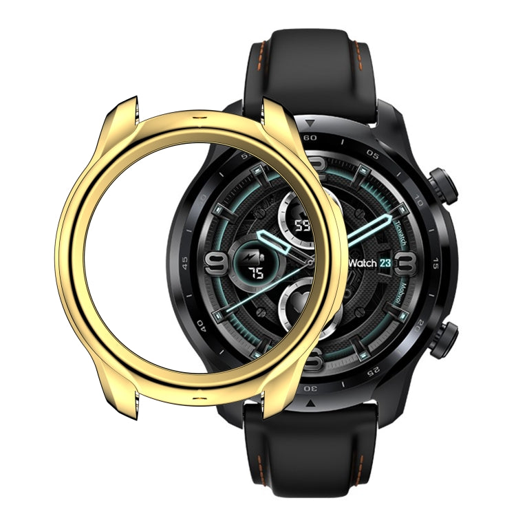For Ticwatch Pro 3 Lite Electroplated TPU Half Wrapped Watch Protective Case